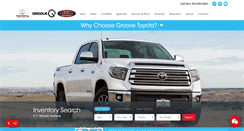 Desktop Screenshot of groovetoyota.com